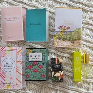 Tiffany Gucci Nest Hermes Etc perfume samples!